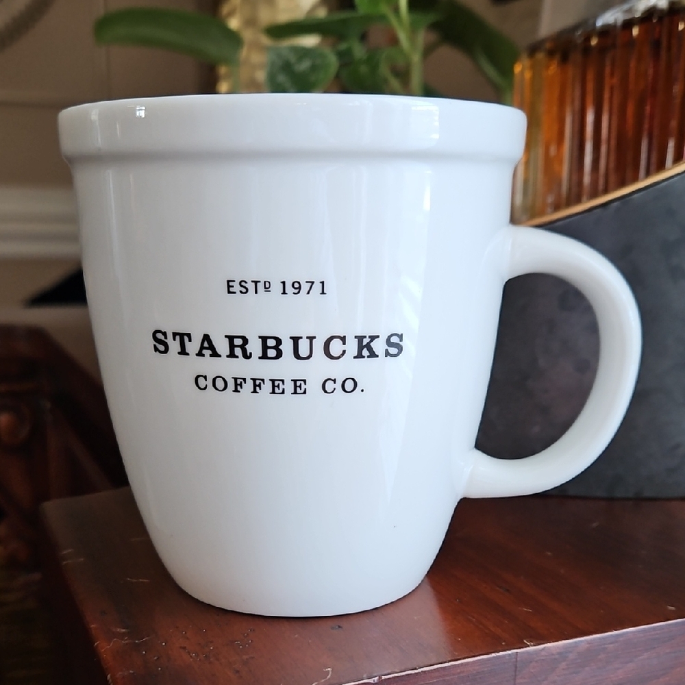 Starbucks Classic White Mug 2001